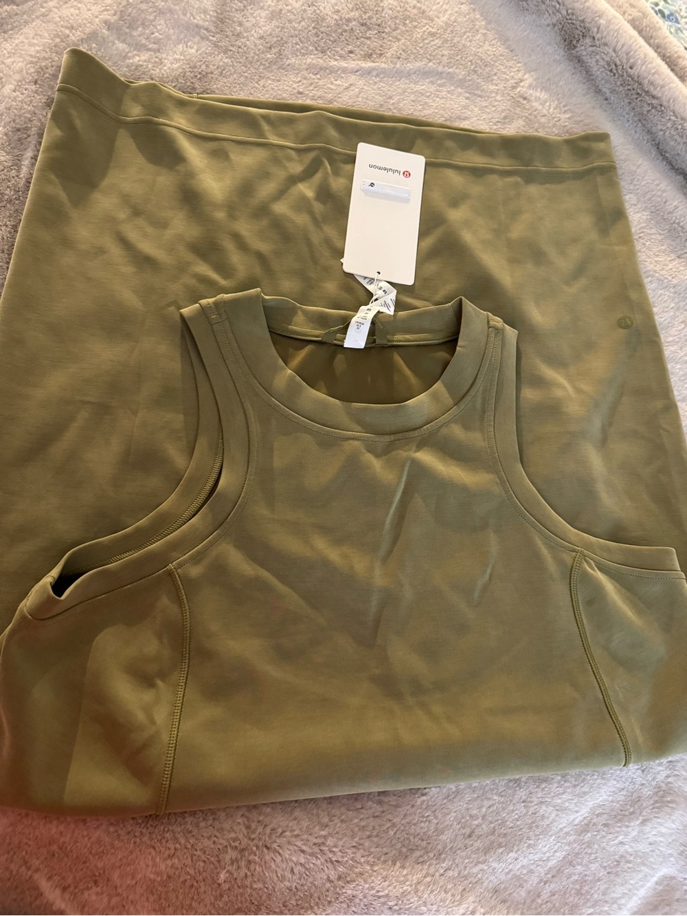 Lululemon Olive Green Back in Action Dress